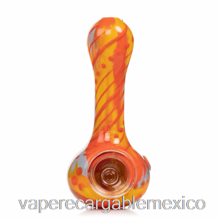 Vape Recargable Eyce Oraflex Floral Silicona Cuchara Desierto (gris / Naranja / Brillo Solar)